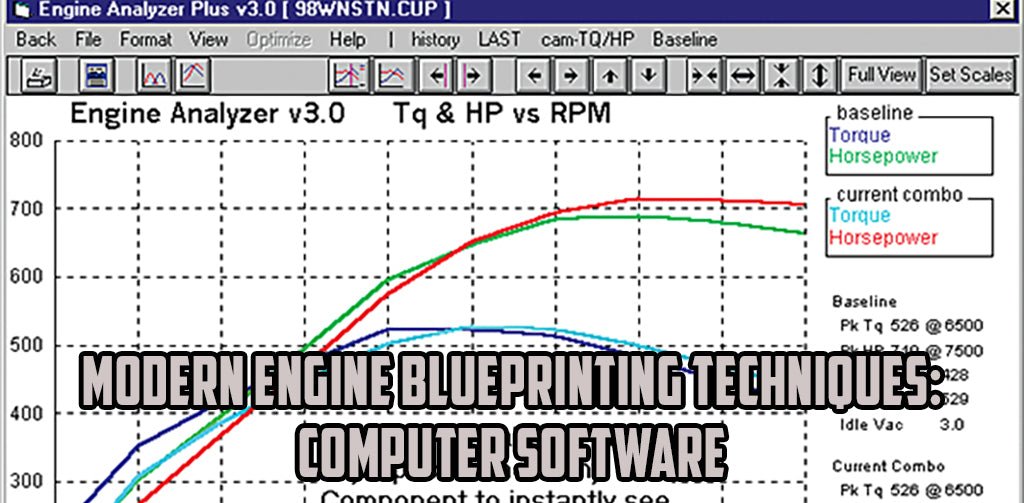 Modern Engine Blueprinting Techniques: Computer Software