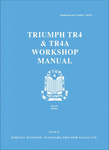 Triumph TR4 &amp; TR4A Workshop Manual + TR4A Model Supplement