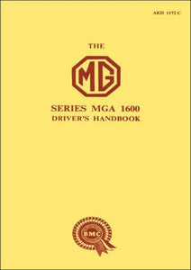 MG Series MGA 1600 Driver's Handbook
