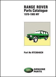 Range Rover Parts Catalog 1970-1985 MY
