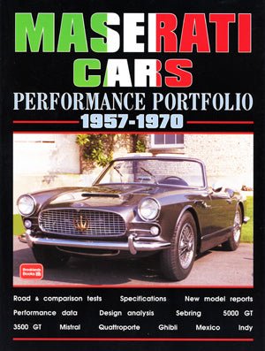 Image of Maserati Cars Performance Portfolio 1957-1970