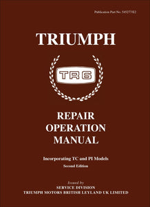 Triumph TR6 Repair Operating Manual