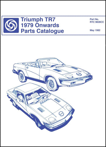 Image of Triumph TR7 Parts Catalog 1979 Onwards