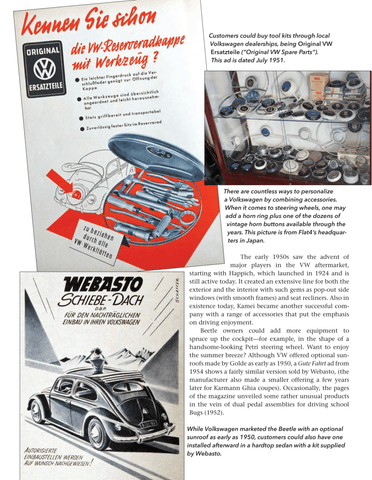 Image of Vintage Volkswagen Beetle Accessories