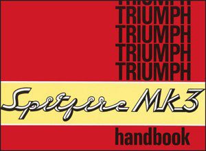 Image of Triumph Spitfire Mark 3 Owner's Handbook