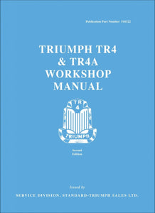 Triumph TR4 &amp; TR4A Workshop Manual + TR4A Model Supplement