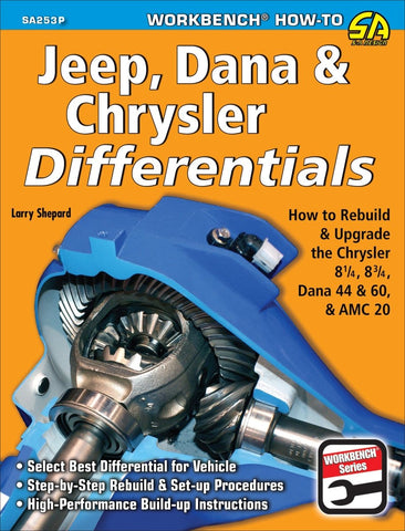 Image of Jeep, Dana & Chrysler Differentials: How to Rebuild the 8-1/4, 8-3/4, Dana 44 & 60 & AMC 20