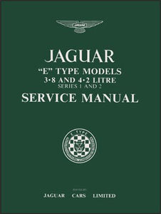 Jaguar E-Type 3.8 & 4.2 Litre Series 1 & 2 Service Manual