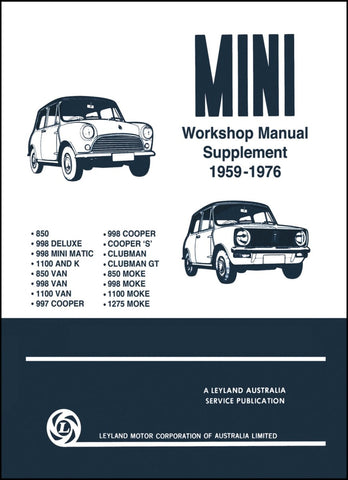Mini Workshop Manual