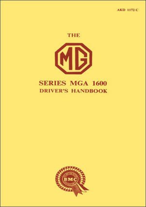 Image of MG Series MGA 1600 Driver's Handbook