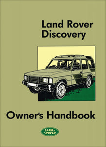 Land Rover Discovery Owner's Handbook 1989-1990