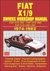 Fiat X1/9 Owners' Workshop Manual 1974-1982