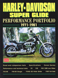 Harley-Davidson Super Glide Performance Portfolio 1971-1981