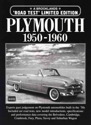 Image of Plymouth Limited Edition 1950-1960