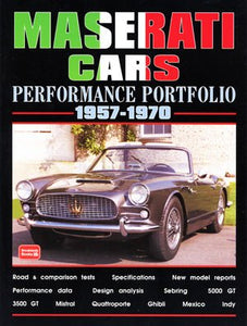 Maserati Cars Performance Portfolio 1957-1970