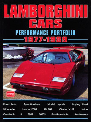 Image of Lamborghini Cars Performance Portfolio 1977-1989