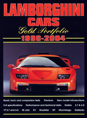Image of Lamborghini Cars Gold Portfolio 1990-2004