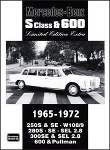 Mercedes-Benz S Class &amp; 600 Limited Edition Extra 1965-1972