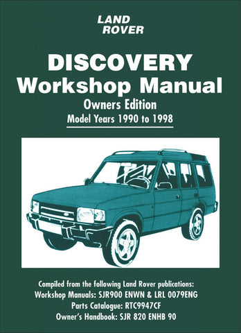 Land Rover Discovery Workshop Manual 1990-1998