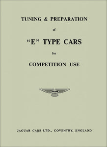 Jaguar E-Type Tuning & Preparation for Competition Use