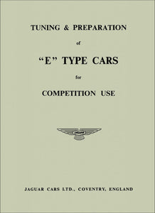 Jaguar E-Type Tuning & Preparation for Competition Use