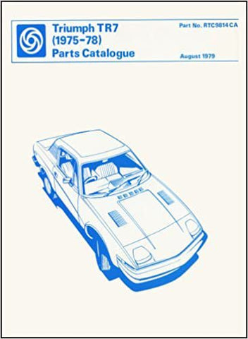 Image of Triumph TR7 Parts Catalog 1975-1978