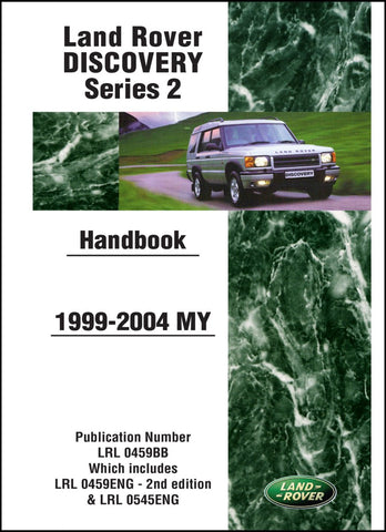 Image of Land Rover Disovery Series 2 Owner's Handbook 1999-2004 MY