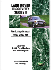 Land Rover Discovery Series 2 Workshop Manual 1999-2003 MY