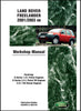 Land Rover Freelander Workshop Manual 2001-2003 on