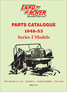 Land Rover PC Series 1 Models Parts Catlog 1948-1953