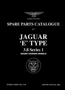 Jaguar E-Type 3.8 Series 1 Spare Parts Catalog