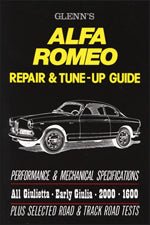 Glenn's Alfa Romeo Repair & Tune-Up Guide: Performance & Mechanical Specs