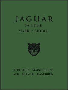 Jaguar 3.8 Litre Mark 2 Model Owner's Handbook
