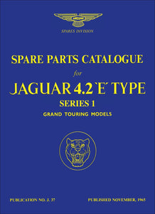 Jaguar E-Type 4.2 Series 1 Spare Parts Catalog