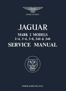Jaguar Mark 2 Models 2.4, 3.4, 3.8, 240 & 340 Service Manual