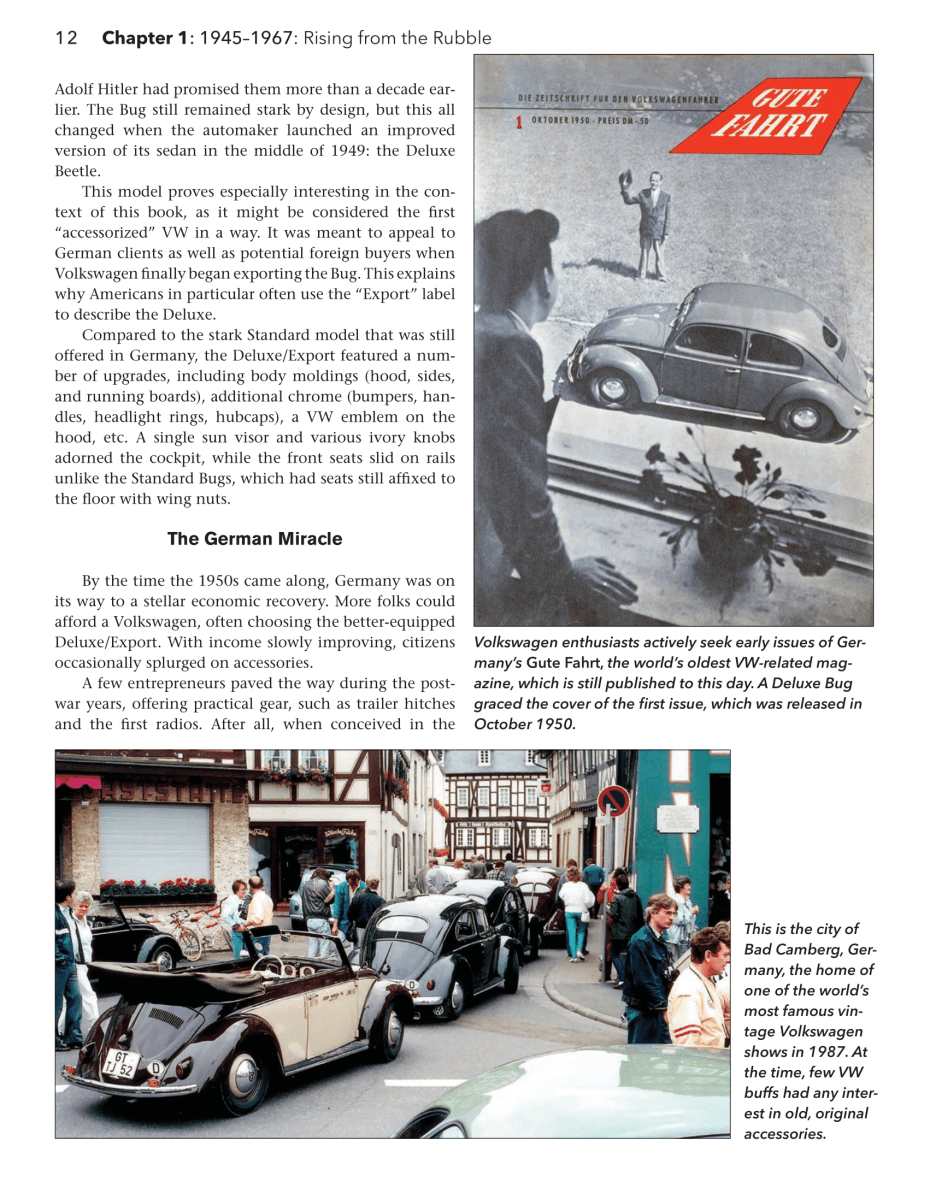 Vintage Volkswagen Beetle Accessories